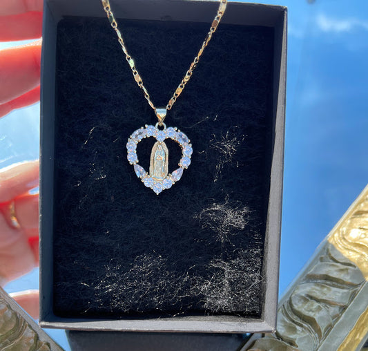 OG VDG Diamond Heart Necklace