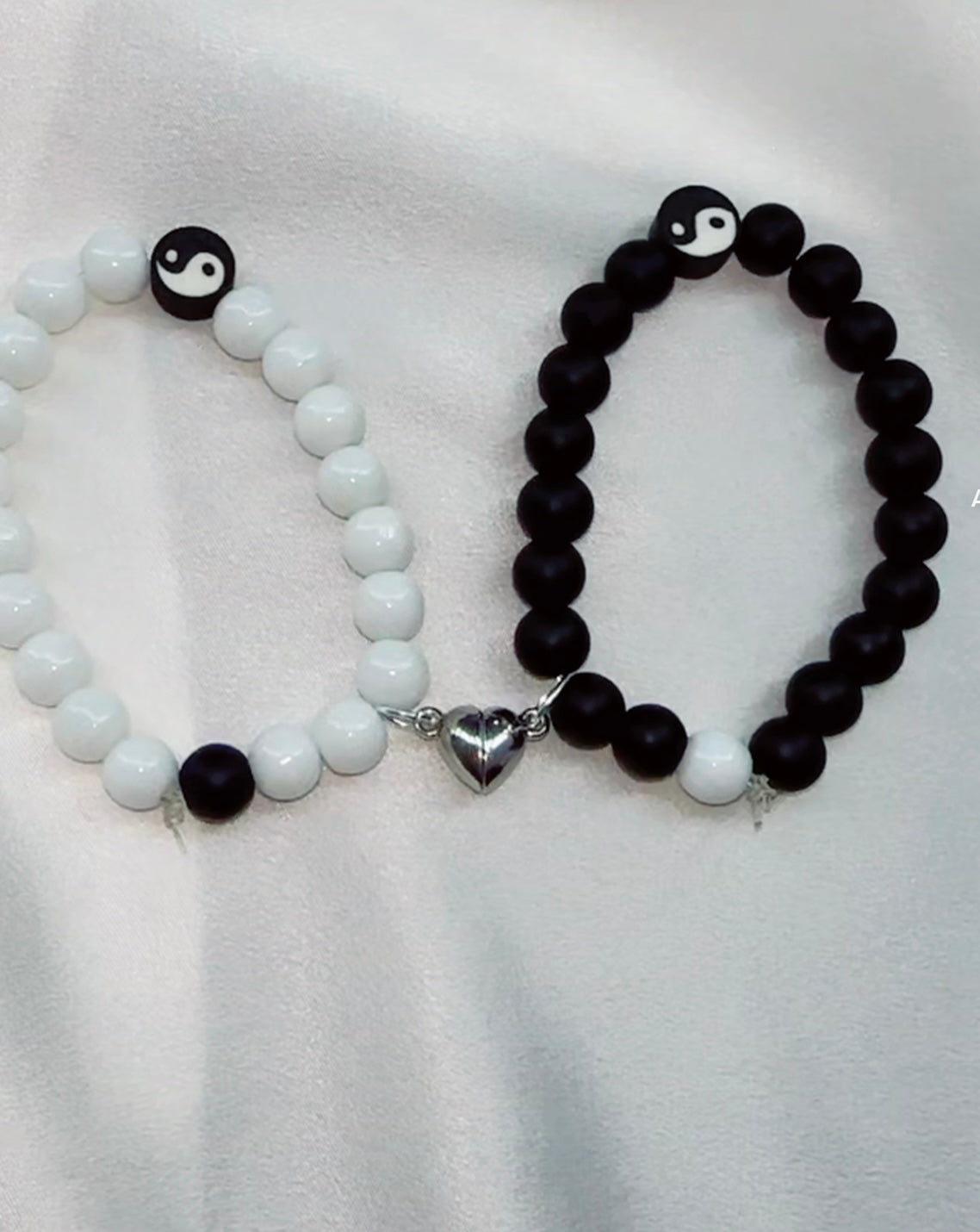 Yin & Yang matching bracelets