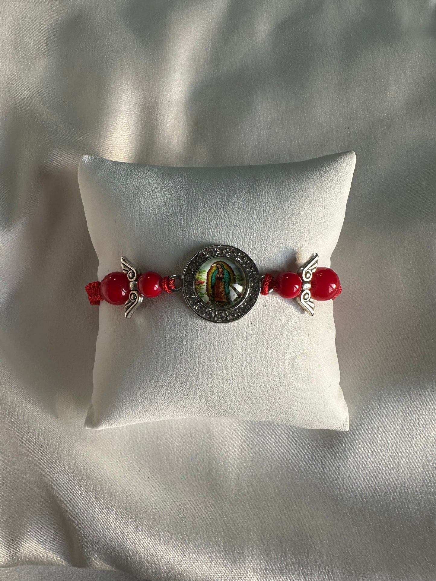 Virgen de Guadalupe thread bracelet